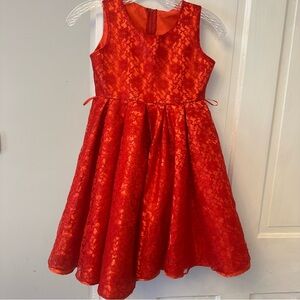 Good girl USA Lace Red Dress Girls Size 6